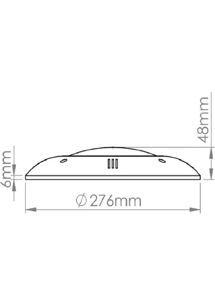 30 Watt 12 Volt Beyaz Sıva Üstü Ledli Havuz Lambası 30W 12V