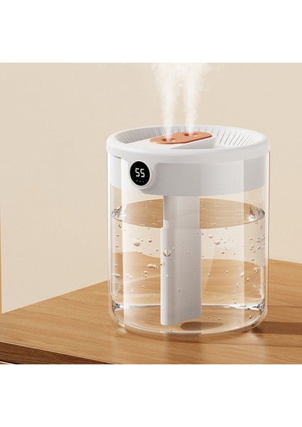 Su Damlacıklı Yağmur Hava Nemlendirici Difüzör Rgb, Su Buharlı 250 ml Orman Tasarımlı Nemlendirici