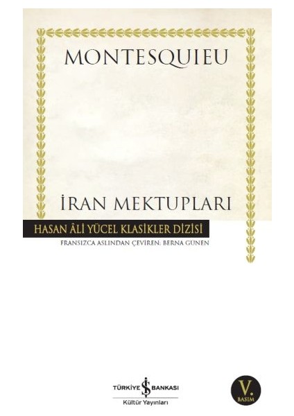 Iran Mektupları - Hasan Ali Yücel Klasikleri