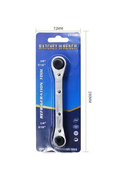 CT122 1/4 3/16 3/8 5/16 Cırcır Anahtar