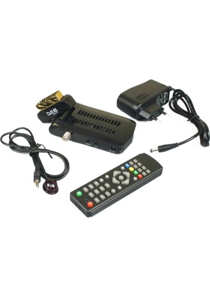 Mini Uydu Alıcısı, Skart ve Tüplü Tv Uyumlu, Şık ve Kompakt Tasarım