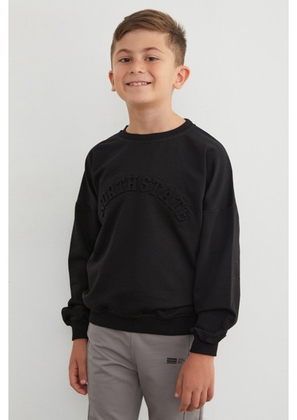 North State Kabartmalı Erkek Çocuk Sweatshirt modelleri