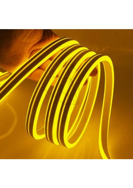 220 Volt Neon LED Tak Çalıştır 6X12MM Esnek Hortum LED Suya Dayanıklı Şerit Aydınlatma