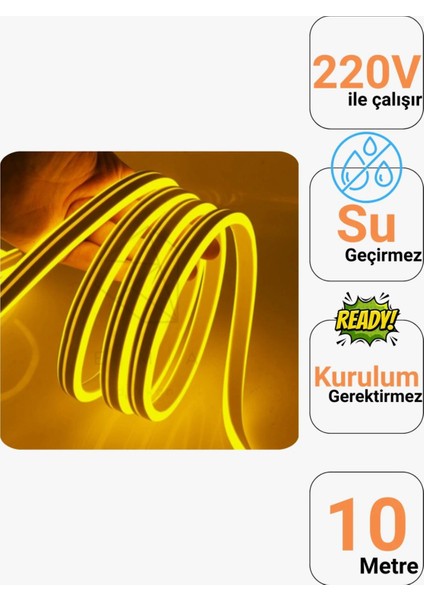 220 Volt Neon LED Tak Çalıştır 6X12MM Esnek Hortum LED Suya Dayanıklı Şerit Aydınlatma fiyatları