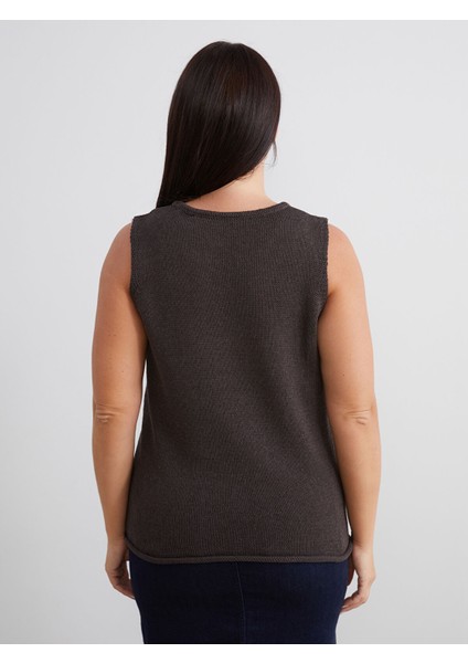 Yeni Sezon Büyük Beden Bisiklet Yaka Kadın Triko Kazak fırsatları