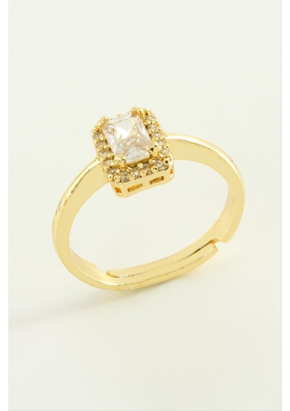 Wizard Baget Taşlı Yüzük-Gümüş Rengi