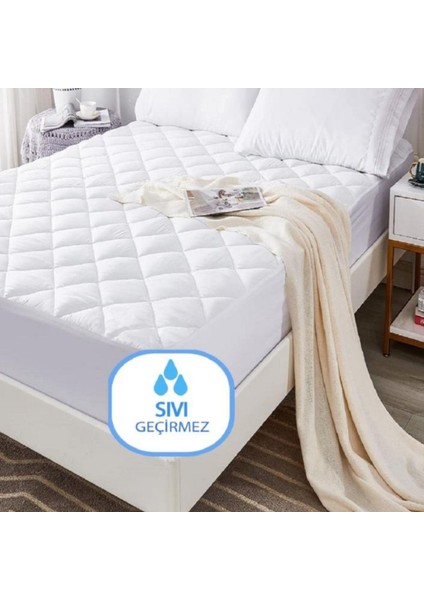 Kapıtonelı Sıvı Gecırmez Yatak Alezı 200*200