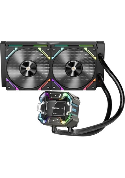 x Starshıp 240MM Siyah Argb IPS 2.4" Dijital Ekranlı Am5,am4 / LGA1851, Lg 1700 Premıum Işlemci Sıvı Soğutucu fiyatları