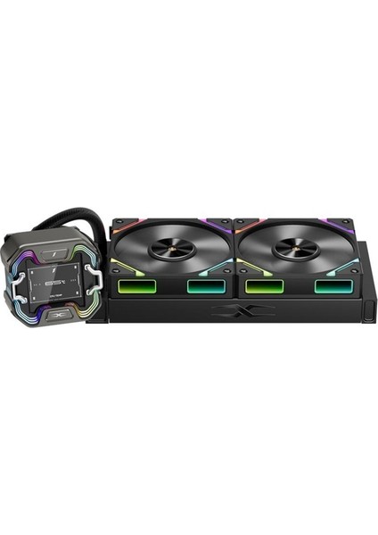 x Starshıp 240MM Siyah Argb IPS 2.4" Dijital Ekranlı Am5,am4 / LGA1851, Lg 1700 Premıum Işlemci Sıvı Soğutucu modelleri