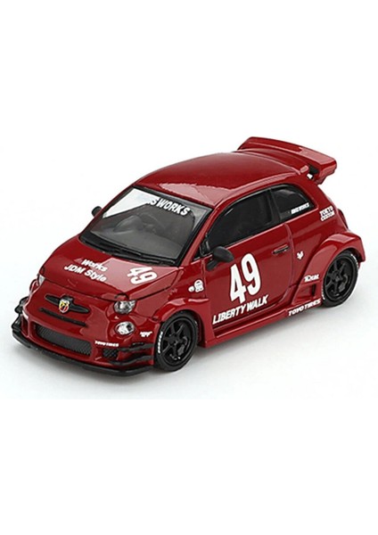 Mini Gt 1/64 Lb-Works x Abas Works Abarth 595 Red - Blister Paket modelleri