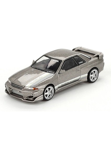 Mini Gt 1/64 Nissan Skyline GT-R(R32) Veilside Combat C-I Veilside Combat Grey - Blister Paket