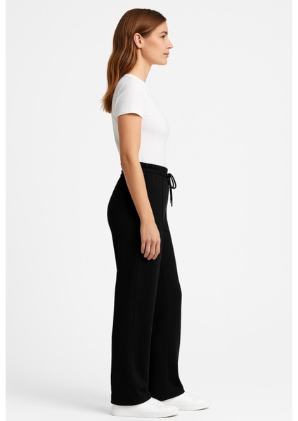 Kadın Siyah Eşofman PANTOLON-P3045 fiyatları