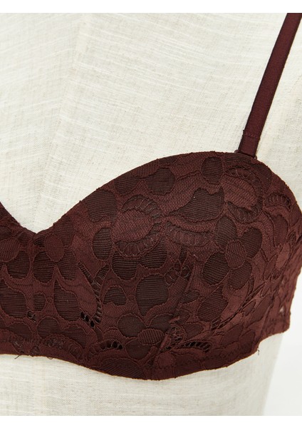 Yeni Sezon Balenli Dolgusuz Dantelli Straplez Sütyen modelleri