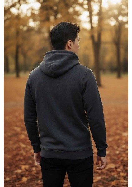 Gavi Kapüşonlu Erkek Sweatshirt Antrasit modelleri