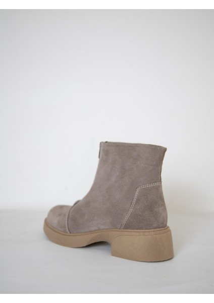 217451115-32 Zenne Kadın Bot Vizon Deri Süet fırsatları