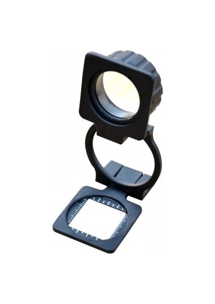 Tekstilciler Için Kumaş Kontrolü Büyüteç,katlanan, Metal 15X Büyütme indirimleri