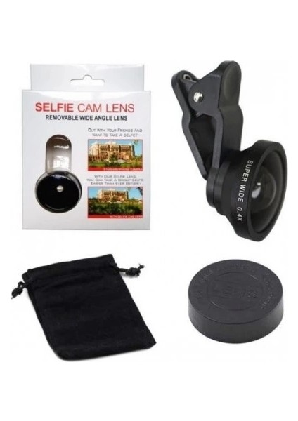 Süper Geniş Açı Özçekim Kamera Lens Iphone 5/5 S/6/6 Artı Samsung Galaxy Not 3, 5 modelleri