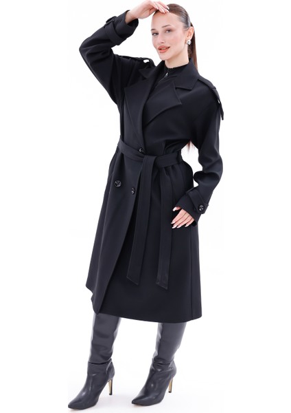 Standart Beden Kadın Kaşe Kaban indirimleri