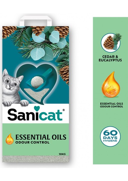 Essential Oils Sedir ve Okaliptus Kokulu Kedi Kumu 10 kg modelleri