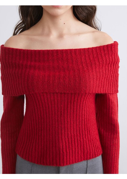 Yeni Sezon Kayık Yaka Kadın Triko Kazak modelleri