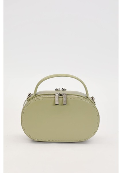 Yeşil Çift Fermuarlı El Çantası fırsatları