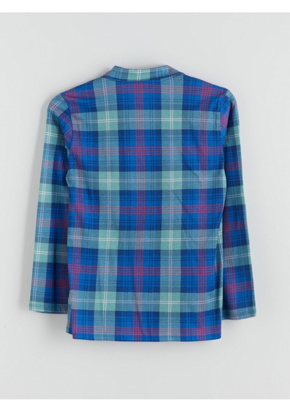 Yeni Sezon Gömlek Yaka Ekose Kadın Pijama Üst fiyatları