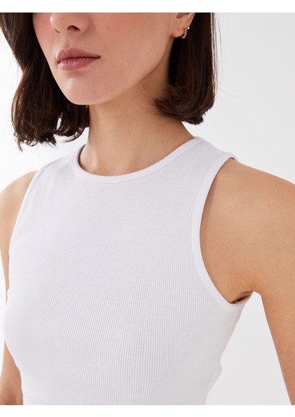 Yeni Sezon Kadın Bisiklet Yaka Düz Crop modelleri