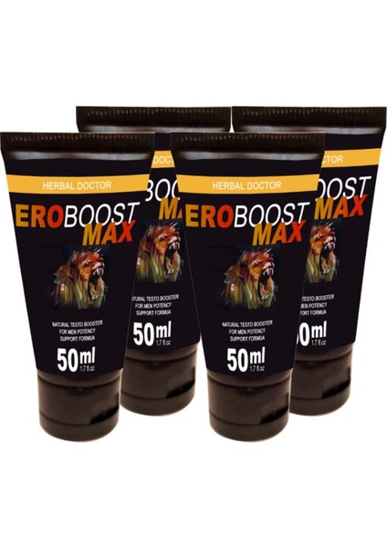 Eroboost Maxtesto 4lü Adet x 50 ml Cream Boyut Harici Uygulama Kremi BKN1EK336