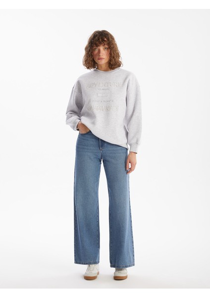 Yeni Sezon Wideleg Kadın Jean Pantolon