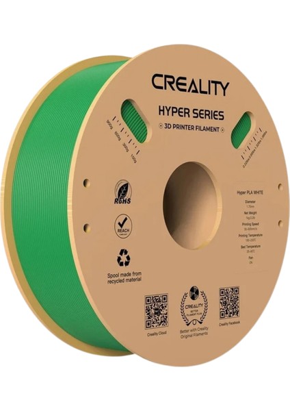 - Hyper-Pla Yeşil 1.75MM Filament