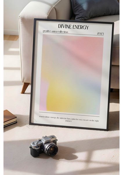 Aura Serisi Siyah Çerçeveli Poster, Tablo No:52