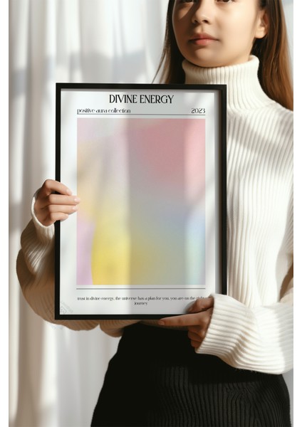 Aura Serisi Siyah Çerçeveli Poster, Tablo No:52 modelleri