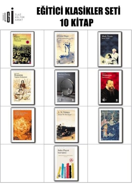 Eğitici Klasikler Seti 10 Kitap