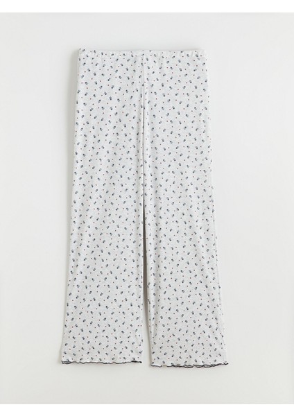 Yeni Sezon U Yaka Çiçekli Kadın Pijama Takım fırsatları