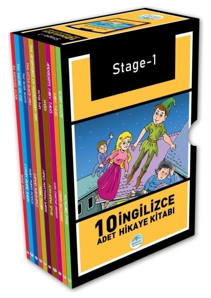 Ingilizce Hikaye Seti (10 Kitap Takım - Stage 1)