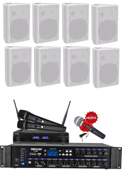 Drt-6 Sütun Hoparlör Mağaza Dükkan Kafe Seslendirme ve Okul Anons Sistemi fiyatları