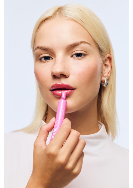 Lip Balm Pembe Kalpli Pr Kutulu I Cotton Candy Glaze I Nemlendirici I Dudak Parlatıcı I Simli Tint fırsatları