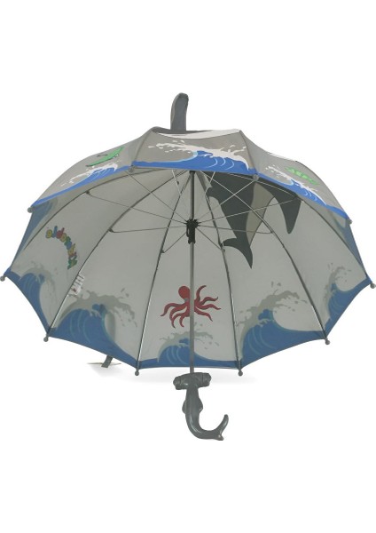 Köpek Balığı Çocuk Şemsiye - Gri fiyatları