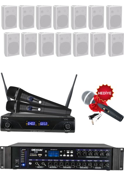 Drt-5 Sütun Höparlör Mağaza Dükkan Kafe Seslendirme ve Okul Anons Sistemi