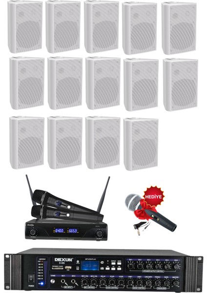 Drt-5 Sütun Höparlör Mağaza Dükkan Kafe Seslendirme ve Okul Anons Sistemi fiyatları