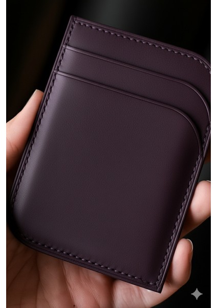 Gerçek Deri El Yapımı Hakiki Deri Cüzdan Kartlık Italyan Dikiş Premium Hakiki Deri
