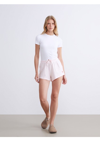 Yeni Sezon Beli Lastikli Baskılı Kadın Şort Pijama Altı 2'li fiyatları