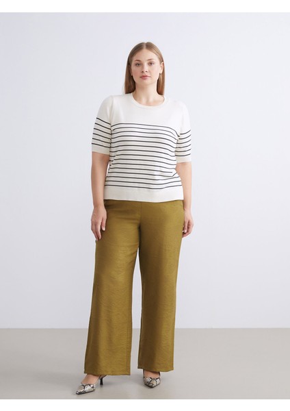 Yeni Sezon Beli Lastikli Nakışlı Kadın Pantolon fiyatları