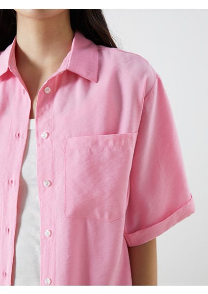 Yeni Sezon Modal Karışımlı Oversize Kadın Gömlek modelleri