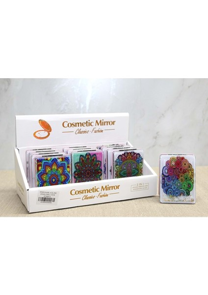 Mandala Desenli Hareketli Sulu El Aynası fiyatları