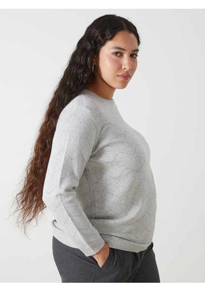 Yeni Sezon Bisiklet Yaka Desenli Kadın Triko Kazak fiyatları