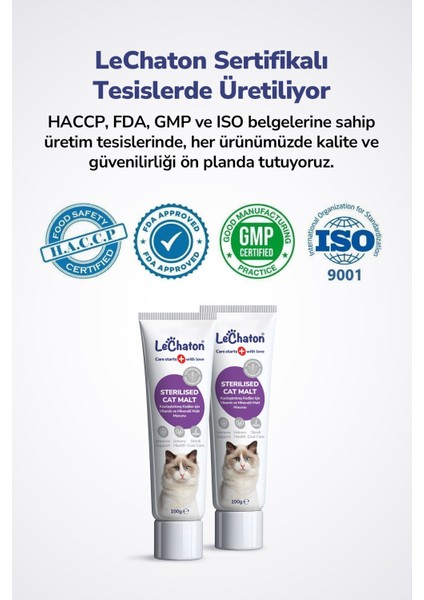 Kısırlaştırılmış Kedilere Özel Multivitaminli Malt Macun - Sterile Kısır Kedi Maltı 2x 100 gr fırsatları