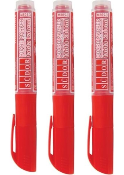 Südor Kartuşlu Tahta Kalemi , Tüplü Tahta Kalemi Bordmarker 3 Adet