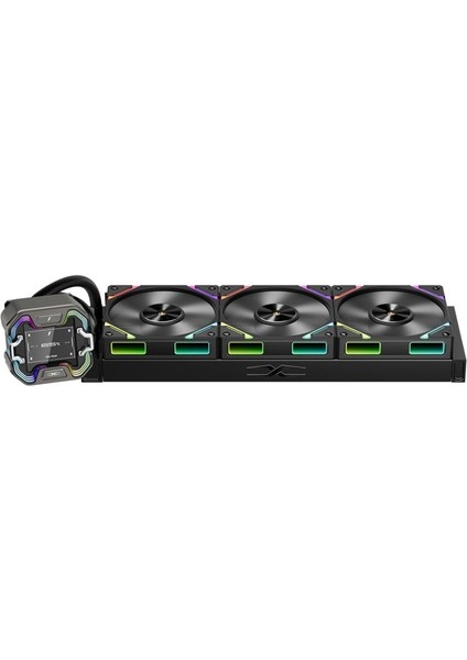 x Starshıp 360MM Siyah Argb IPS 2.4" Dijital Ekranlı Am5,am4 / Lga 1851,LGA1700 Premıum Işlemci Sıvı Soğutucu modelleri