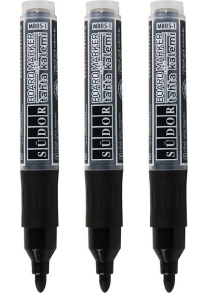 Südor Kartuşlu Tahta Kalemi , Tüplü Tahta Kalemi Bordmarker 3 Adet